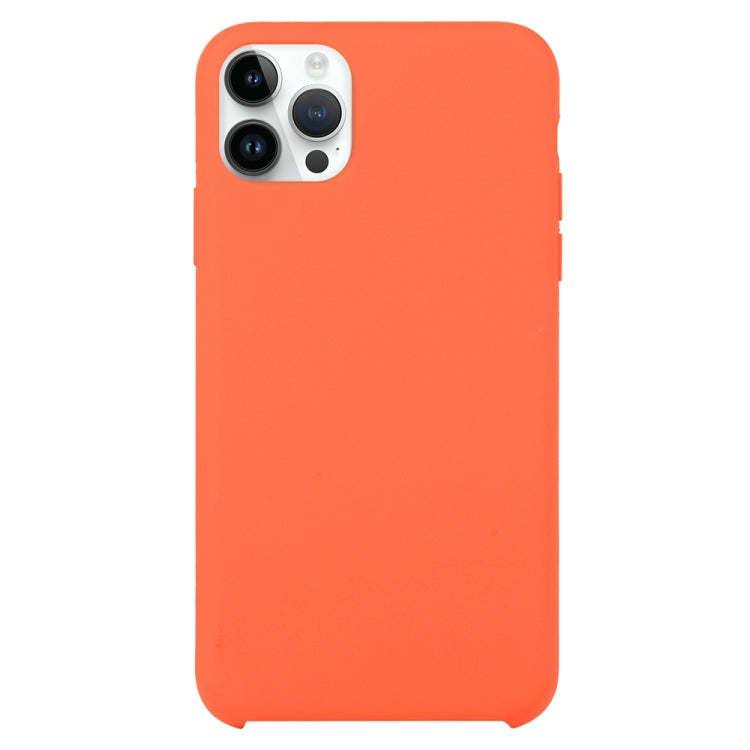 For iPhone 16 Pro Solid Silicone Phone Case(Orange) - iPhone 16 Pro Cases by buy2fix | Online Shopping UK | buy2fix