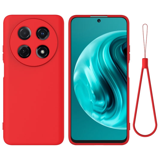 For Huawei nova 12i Solid Color Liquid Silicone Dropproof Full Coverage Protective Case(Red) - Huawei Cases by buy2fix | Online Shopping UK | buy2fix