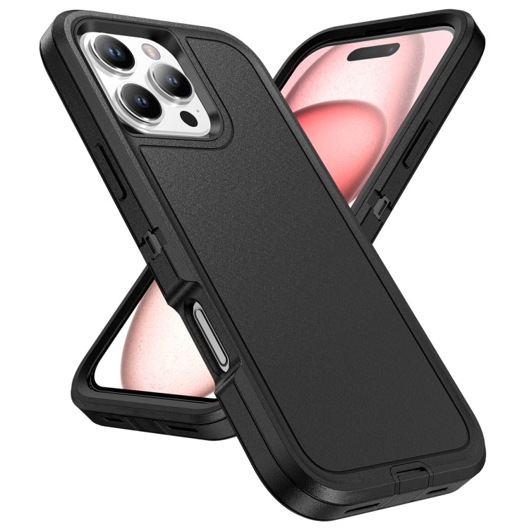 For iPhone 16 Pro Max Life Waterproof Rugged Phone Case(Black) - iPhone 16 Pro Max Cases by buy2fix | Online Shopping UK | buy2fix