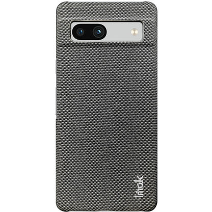 For Google Pixel 7a imak Ruiyi Series Cloth Texture PU + PC Phone Case(Dark Grey) - Google Cases by imak | Online Shopping UK | buy2fix