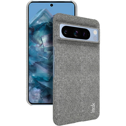 For Google Pixel 8 Pro imak Ruiyi Series Cloth Texture PU + PC Phone Case(Light Grey) - Google Cases by imak | Online Shopping UK | buy2fix