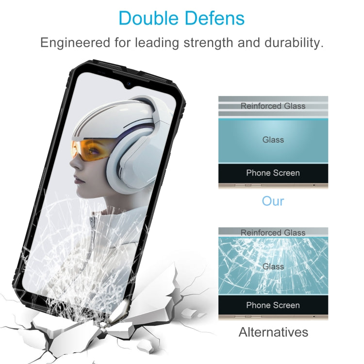 For DOOGEE V Max Plus 50pcs 0.26mm 9H 2.5D Tempered Glass Film - For Doogee by buy2fix | Online Shopping UK | buy2fix