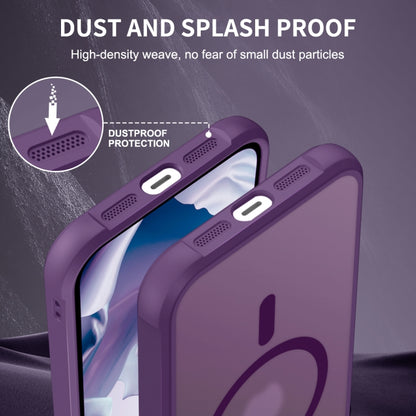 For iPhone 15 Pro MagSafe Magnetic Phone Case(Purple) - iPhone 15 Pro Cases by buy2fix | Online Shopping UK | buy2fix