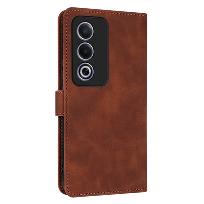 For OPPO A3x 5G / A3 Energy 5G AZNS Skin Feel Calf Texture Flip Leather Phone Case(Brown) - OPPO Cases by AZNS | Online Shopping UK | buy2fix