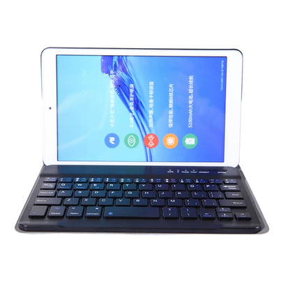 A0T8 For Huawei MatePad T8 8 inch ABS Ultra-thin Detachable Bluetooth Keyboard Voltage PU Leather Tablet Case with Bracket(Black) - Huawei Keyboard by buy2fix | Online Shopping UK | buy2fix