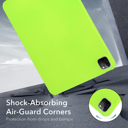 For iPad Air 11 2024 Oil Spray Skin-friendly TPU Tablet Case(Fluorescent Green) - iPad Air 11 2024 Cases by buy2fix | Online Shopping UK | buy2fix