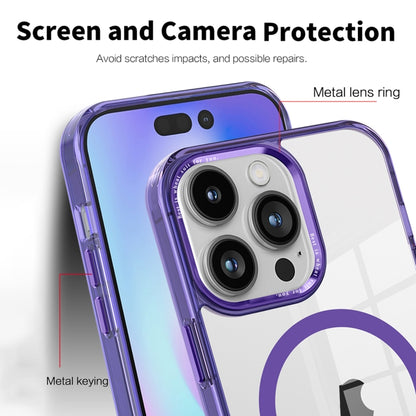 For iPhone 11 Ice Color Magnetic Series PC + Acrylic Magsafe Phone Case(Black) - iPhone 11 Cases by buy2fix | Online Shopping UK | buy2fix