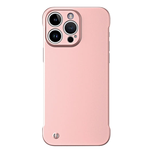 For iPhone 13 Pro Frameless Metallic Paint Hybrid PC Phone Case(Rose Gold) - iPhone 13 Pro Cases by buy2fix | Online Shopping UK | buy2fix