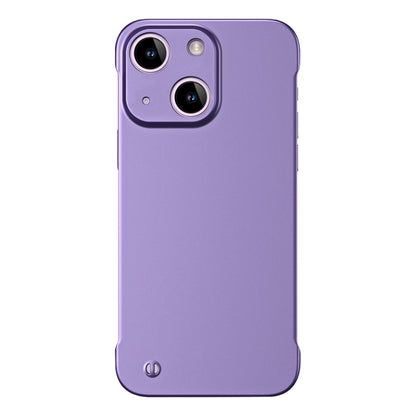 For iPhone 13 mini Frameless Metallic Paint Hybrid PC Phone Case(Deep Purple) - iPhone 13 mini Cases by buy2fix | Online Shopping UK | buy2fix