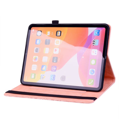 For Lenovo Tab M11 / Xiaoxin Pad 11 2024 Calf Texture Embossed Leather Tablet Case(Pink) - Lenovo by buy2fix | Online Shopping UK | buy2fix