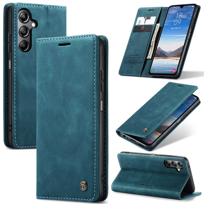 For Samsung Galaxy A05s CaseMe 013 Multifunctional Horizontal Flip Leather Phone Case(Blue) - Galaxy Phone Cases by CaseMe | Online Shopping UK | buy2fix