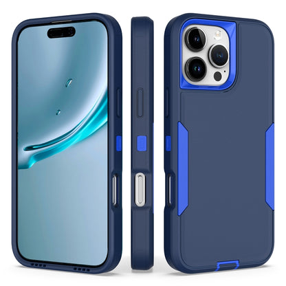 For iPhone 16 Pro Max 2 in 1 Magnetic PC + TPU Phone Case(Royal Blue+Dark Blue) - iPhone 16 Pro Max Cases by buy2fix | Online Shopping UK | buy2fix