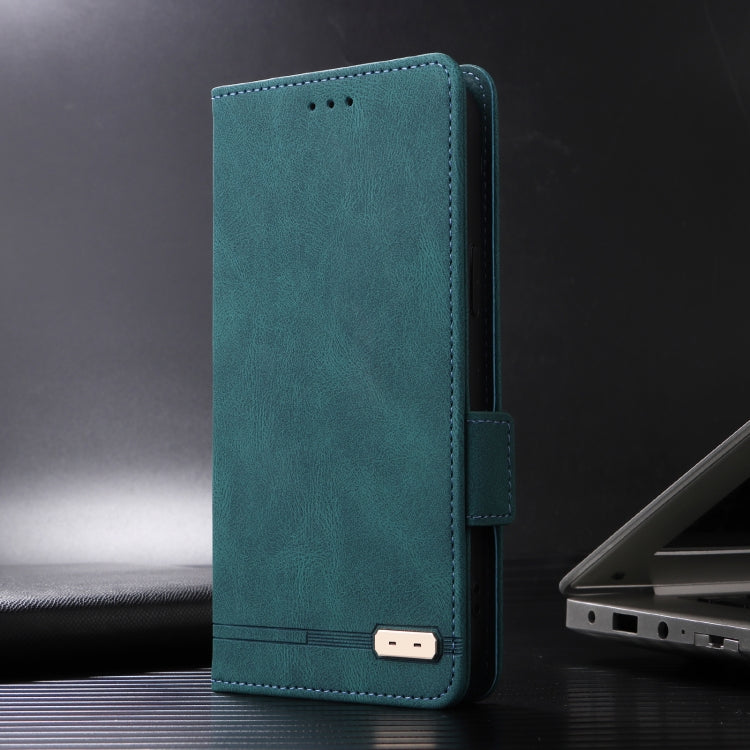 For Sony Xperia 10 VI 2024 Magnetic Clasp Leather Phone Case(Green) - Sony Cases by buy2fix | Online Shopping UK | buy2fix