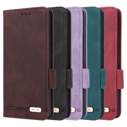 For Sony Xperia 1 VI 2024 Magnetic Clasp Leather Phone Case(Purple) - Sony Cases by buy2fix | Online Shopping UK | buy2fix