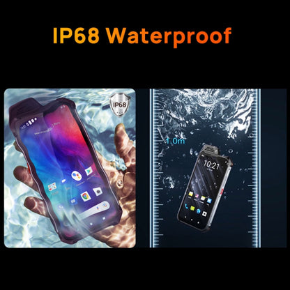 UNIWA W888 HD+ Rugged Phone, 4GB+64GB, 6.3 inch Android 11 Mediatek MT6765 Helio P35 Octa Core up to 2.3GHz, NFC, OTG, Network: 4G(Black Orange) - UNIWA by UNIWA | Online Shopping UK | buy2fix