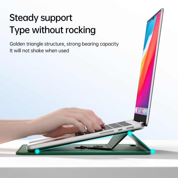 For 13/14 inch Envelope Holder Laptop Sleeve Bag(Grey) - 14.1 inch by buy2fix | Online Shopping UK | buy2fix