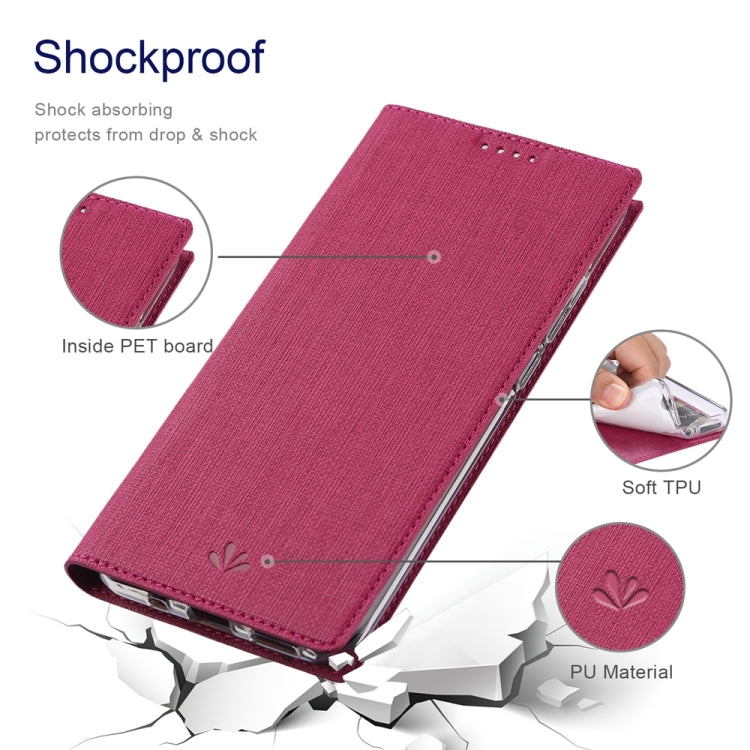 For Samsung Galaxy S23 FE 5G ViLi DMX Series TPU + PU Leather Magnetic Phone Case(Rose Red) - Galaxy S23 FE 5G Cases by ViLi | Online Shopping UK | buy2fix