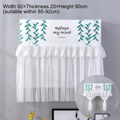 Do Not Take Dust-proof And Anti Direct Blowing Simple Wind Hanging Machine Air Conditioner Moon Cover, Size:Width 98 × Thickness 20 × Height 90cm(Cane Vine) - Dust Covers by buy2fix | Online Shopping UK | buy2fix