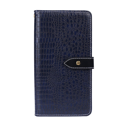 For DOOGEE X95 idewei Crocodile Texture Horizontal Flip Leather Case with Holder & Card Slots & Wallet(Dark Blue) - More Brand by buy2fix | Online Shopping UK | buy2fix
