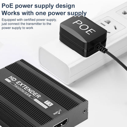 Measy ET1815 HDMI Extender Transmitter and Receiver Converter, Transmission Distance: 150m, Plug:AU - Amplifier by Measy | Online Shopping UK | buy2fix