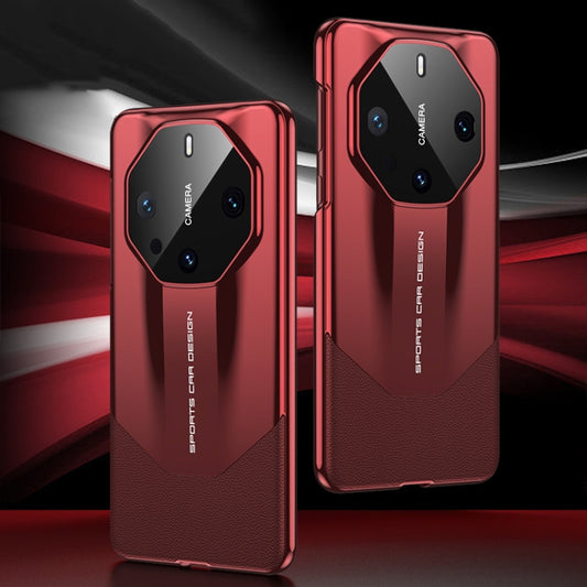 For Huawei Mate 60 RS Ultimate GKK Leather Supercar Shockproof Phone Case(Red) - Huawei Cases by GKK | Online Shopping UK | buy2fix