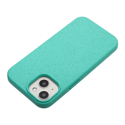 For iPhone 14 Wheat MagSafe Magnetic Straw Material + TPU Phone Case(Green) - iPhone 14 Cases by buy2fix | Online Shopping UK | buy2fix