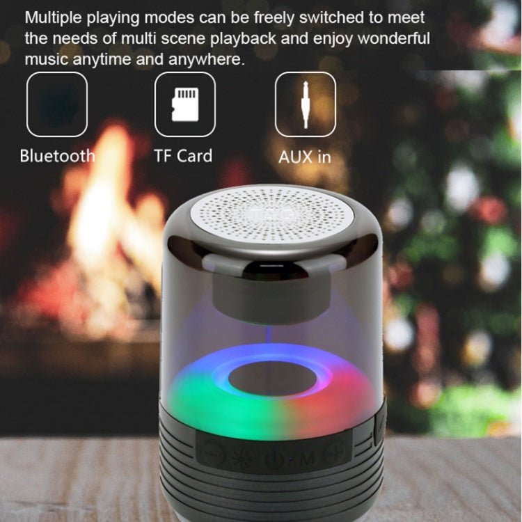 T&G TG369 Portable mini LED Wireless Bluetooth Speaker(Black) - Mini Speaker by T&G | Online Shopping UK | buy2fix