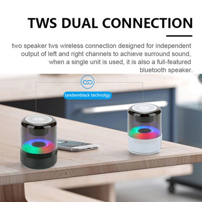 T&G TG369 Portable mini LED Wireless Bluetooth Speaker(Black) - Mini Speaker by T&G | Online Shopping UK | buy2fix