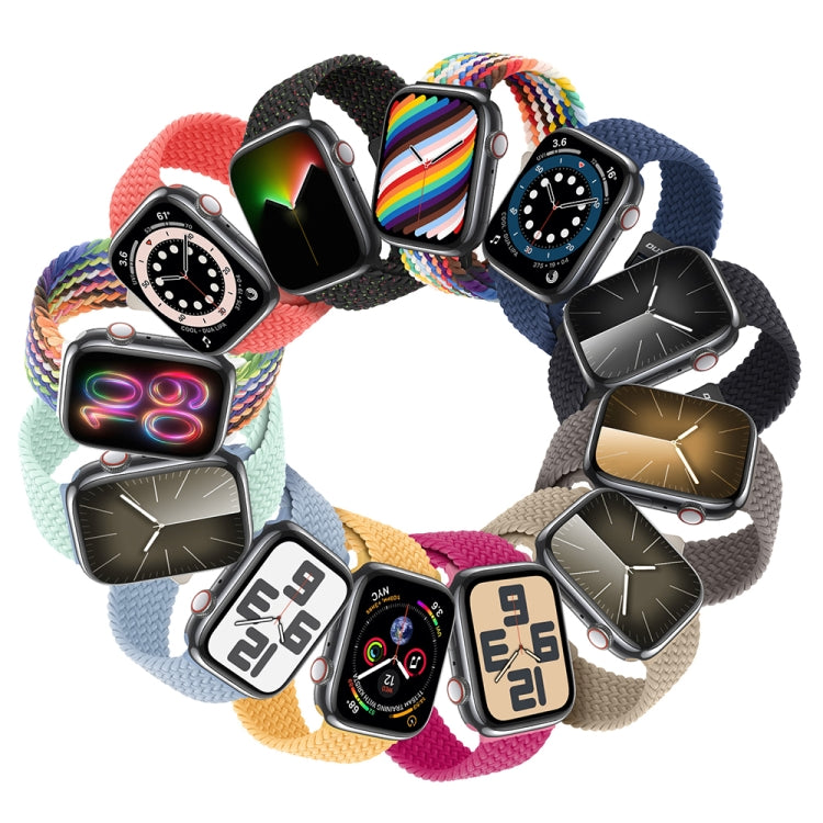 For Apple Watch Series 6 44mm DUX DUCIS Mixture Pro Series Magnetic Buckle Nylon Braid Watch Band(New Rainbow) - Watch Bands by DUX DUCIS | Online Shopping UK | buy2fix