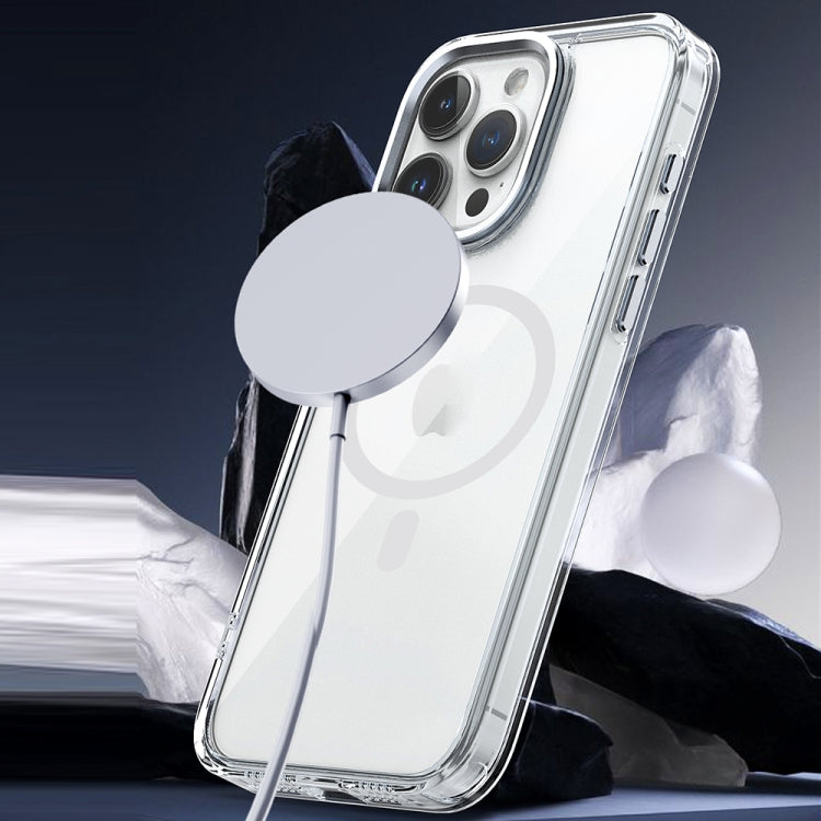 For iPhone 13 Pro MagSafe Magnetic Clear Phone Case(Transparent) - iPhone 13 Pro Cases by buy2fix | Online Shopping UK | buy2fix