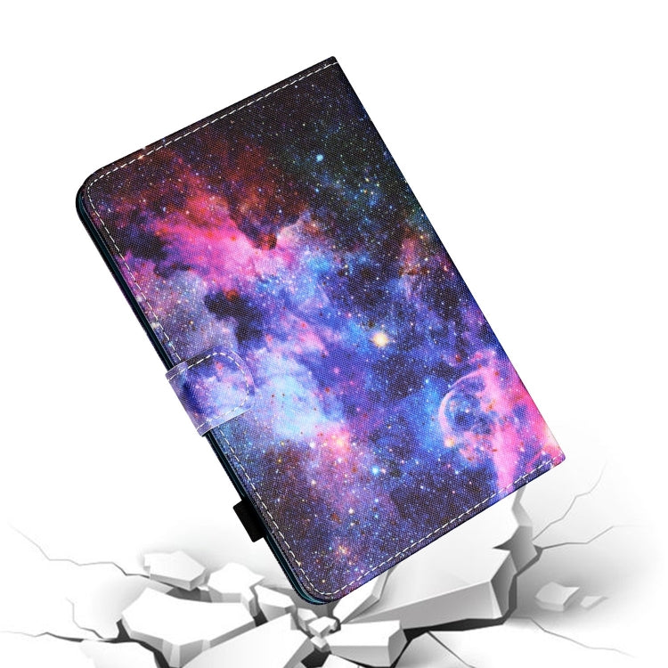 For Lenovo Tab M11/ Xiaoxin Pad 11 2024 Coloured Drawing Stitching Smart Leather Tablet Case(Starry Sky) - Lenovo by buy2fix | Online Shopping UK | buy2fix