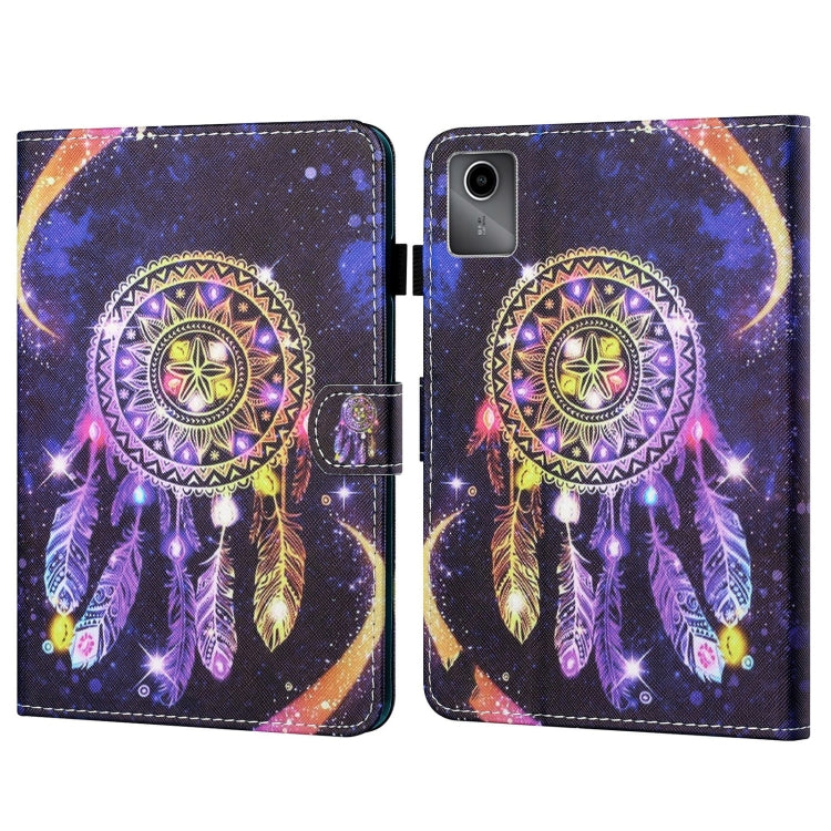 For Lenovo Tab M11/ Xiaoxin Pad 11 2024 Coloured Drawing Stitching Smart Leather Tablet Case(Starry Sky Wind Chime) - Lenovo by buy2fix | Online Shopping UK | buy2fix