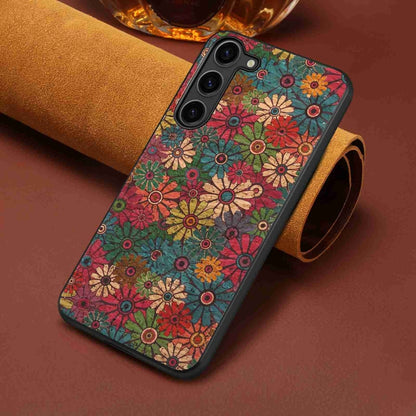 For Samsung Galaxy S23 Ultra 5G Four Seasons Flower Language Series TPU Phone Case(Spring Green) - Galaxy S23 Ultra 5G Cases by buy2fix | Online Shopping UK | buy2fix