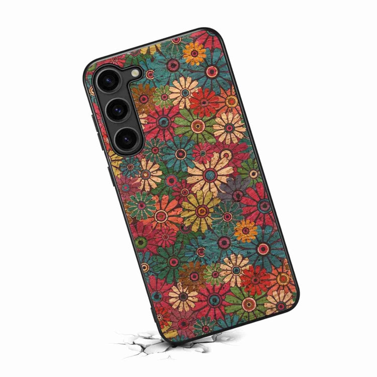 For Samsung Galaxy S23 Ultra 5G Four Seasons Flower Language Series TPU Phone Case(Spring Green) - Galaxy S23 Ultra 5G Cases by buy2fix | Online Shopping UK | buy2fix