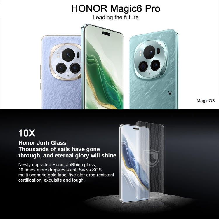 Honor Magic6 Pro, 16GB+1TB,  6.8 inch Magic OS 8.0 Snapdragon 8 Gen 3 Octa Core up to 3.3GHz, Network: 5G, OTG, NFC, Support Google Play(Purple) - Honor by Huawei | Online Shopping UK | buy2fix