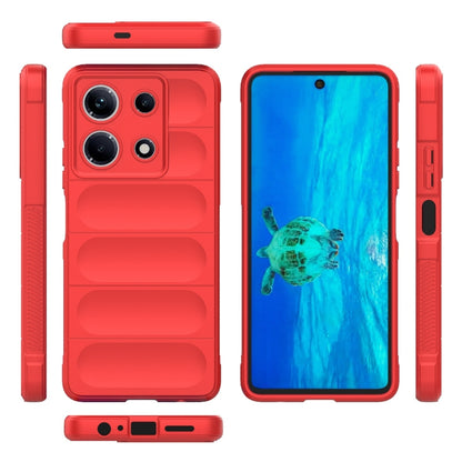 For Infinix Note 30 4G Magic Shield TPU + Flannel Phone Case(Red) - Infinix Cases by buy2fix | Online Shopping UK | buy2fix