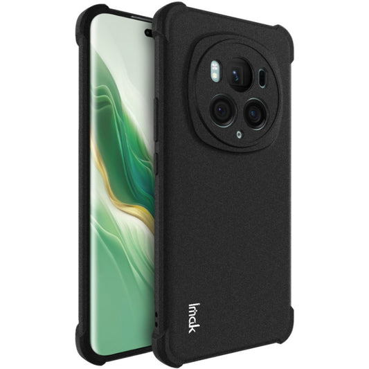 For Honor Magic6 Pro 5G imak Shockproof Airbag TPU Phone Case(Matte Black) - Honor Cases by imak | Online Shopping UK | buy2fix