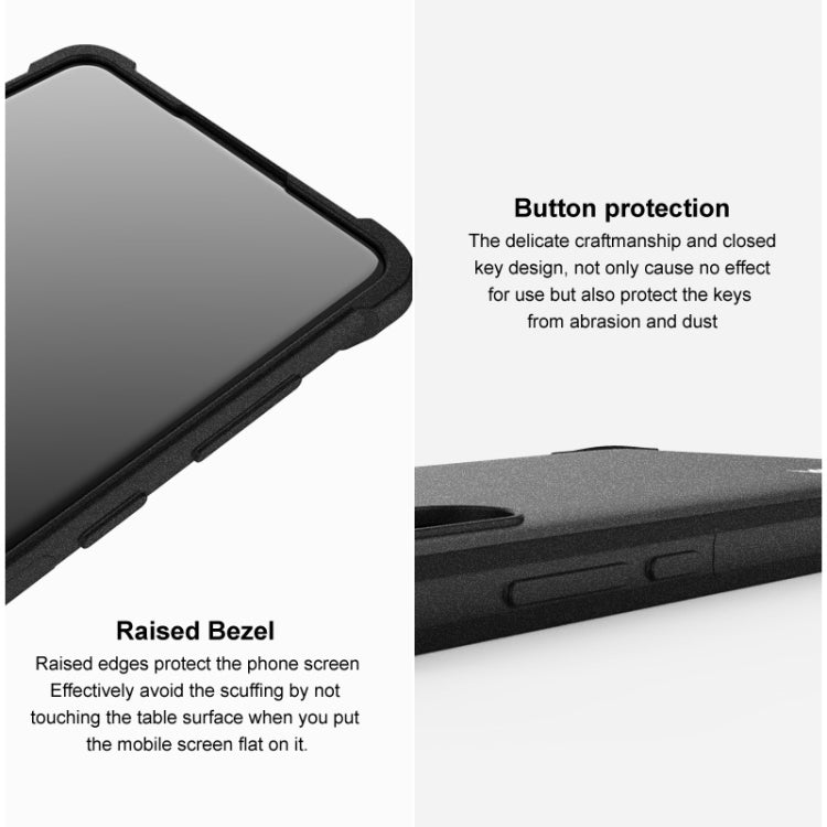 For Honor Magic6 Pro 5G imak Shockproof Airbag TPU Phone Case(Matte Black) - Honor Cases by imak | Online Shopping UK | buy2fix