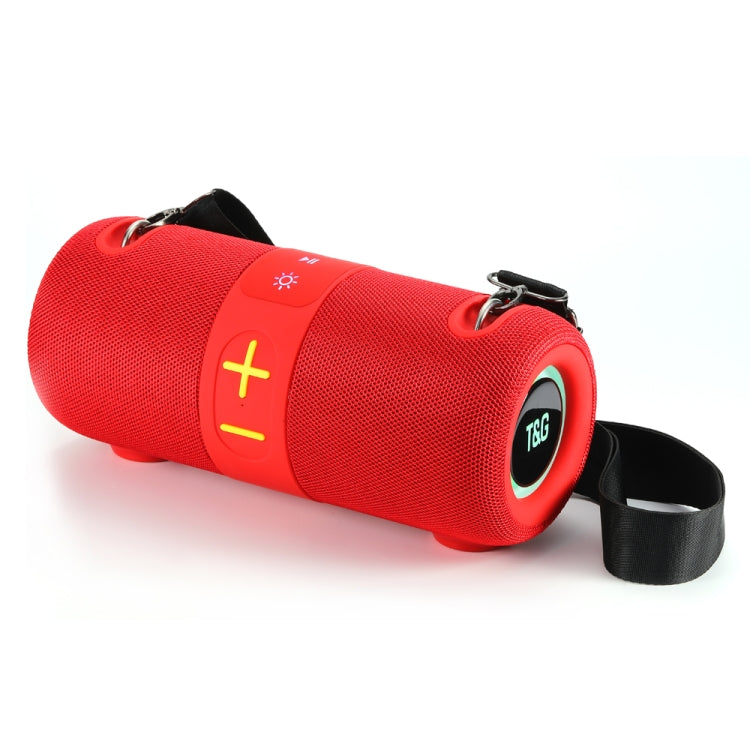 T&G TG-672 Outdoor Portable Subwoofer Bluetooth Speaker Support TF Card(Red) - Desktop Speaker by T&G | Online Shopping UK | buy2fix