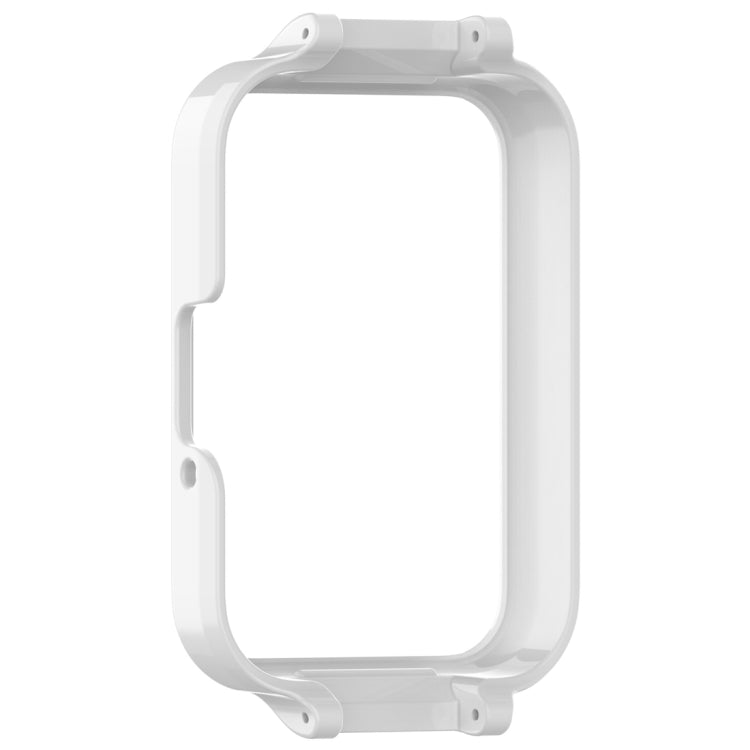 For Samsung Galaxy Fit 3 12mm Half Coverage Hollowed PC Watch Protective Case(White) - Watch Cases by buy2fix | Online Shopping UK | buy2fix