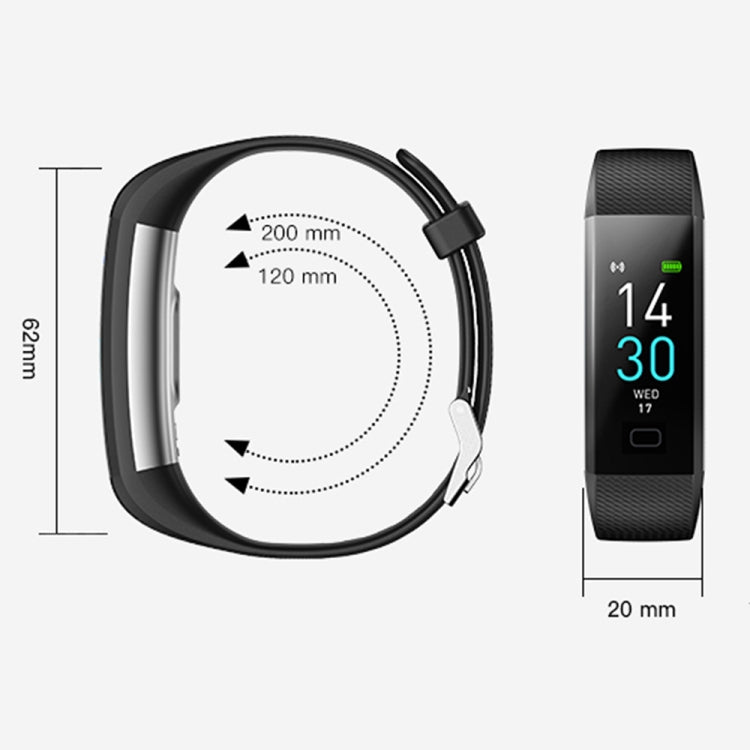 S5-4 Smart Bracelet IP68 Waterproof Heart Rate Sport Fitness Tracker Smart Watch(White) - Smart Wristbands by buy2fix | Online Shopping UK | buy2fix