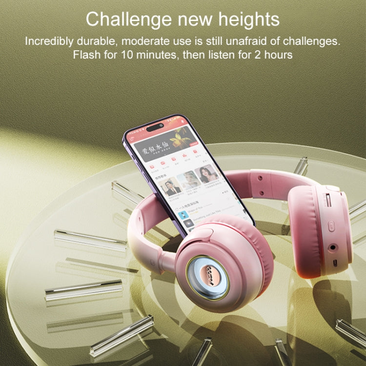 Yesido EP06 Children Over-Ear Bluetooth Headphones(Pink) - Headset & Headphone by Yesido | Online Shopping UK | buy2fix