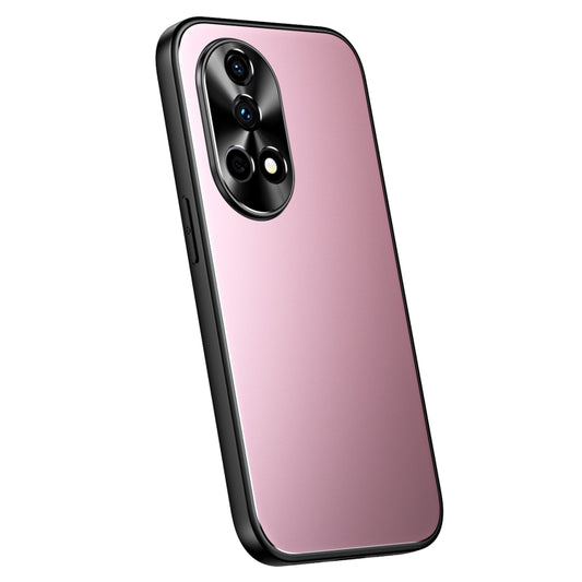 For Huawei nova 12 Pro R-JUST RJ-61 Electroplating Frosted TPU + PC Phone Case(Pink) - Huawei Cases by R-JUST | Online Shopping UK | buy2fix