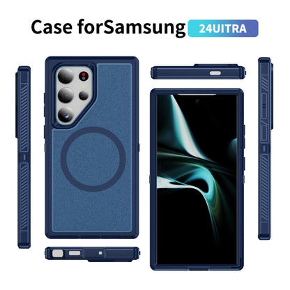For Samsung Galaxy S24 Ultra 5G Guard Magsafe Magnetic Frosted Phone Case(Royal Blue) - Galaxy S24 Ultra 5G Cases by buy2fix | Online Shopping UK | buy2fix