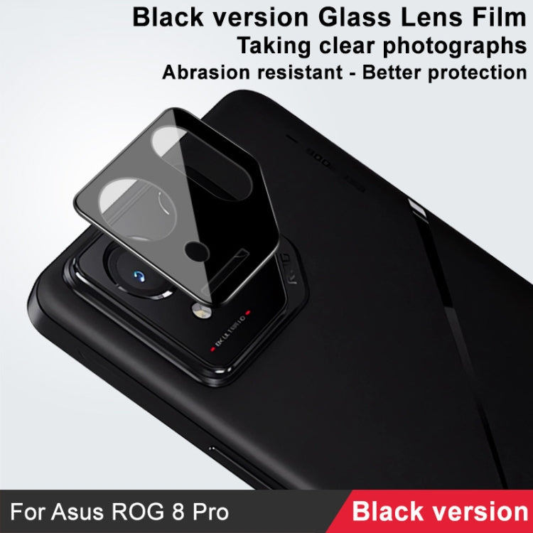 For Asus ROG Phone 8 Pro IMAK Rear Camera Lens Glass Film Black Version - Other by imak | Online Shopping UK | buy2fix