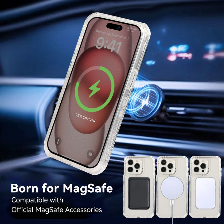 For iPhone 15 Pro Dreamland MagSafe Magnetic 3 in 1 TPU + PC Phone Case(Transparent) - iPhone 15 Pro Cases by buy2fix | Online Shopping UK | buy2fix