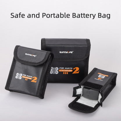 For DJI Avata 2 Sunnylife Battery Explosion-proof Safe Bag Protective Li-Po Safe Bag(For 1pc Battery) - Cases & Bags by Sunnylife | Online Shopping UK | buy2fix