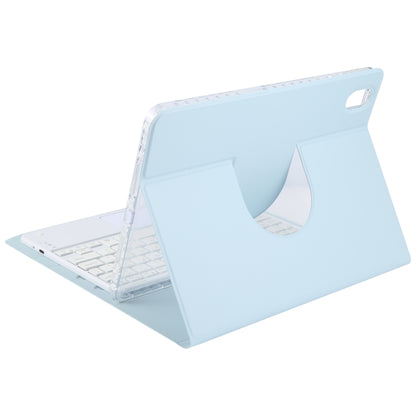 For Huawei MatePad Air 11.5 Square Button Bluetooth Keyboard Rotatable Holder Leather Case with Touchpad(Sky Blue) - Huawei Keyboard by buy2fix | Online Shopping UK | buy2fix