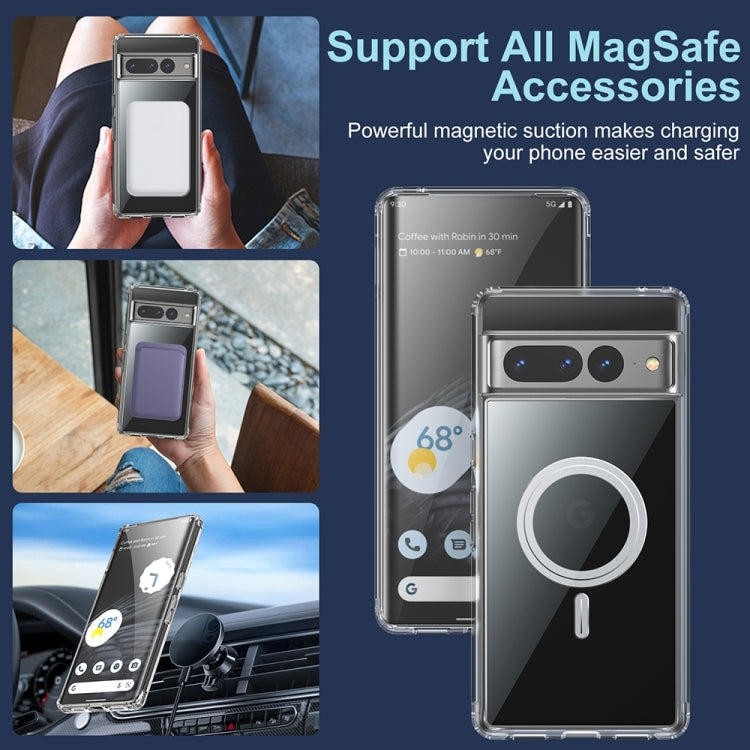 For Google Pixel 9 Pro Transparent Frosted MagSafe Phone Case - Google Cases by buy2fix | Online Shopping UK | buy2fix