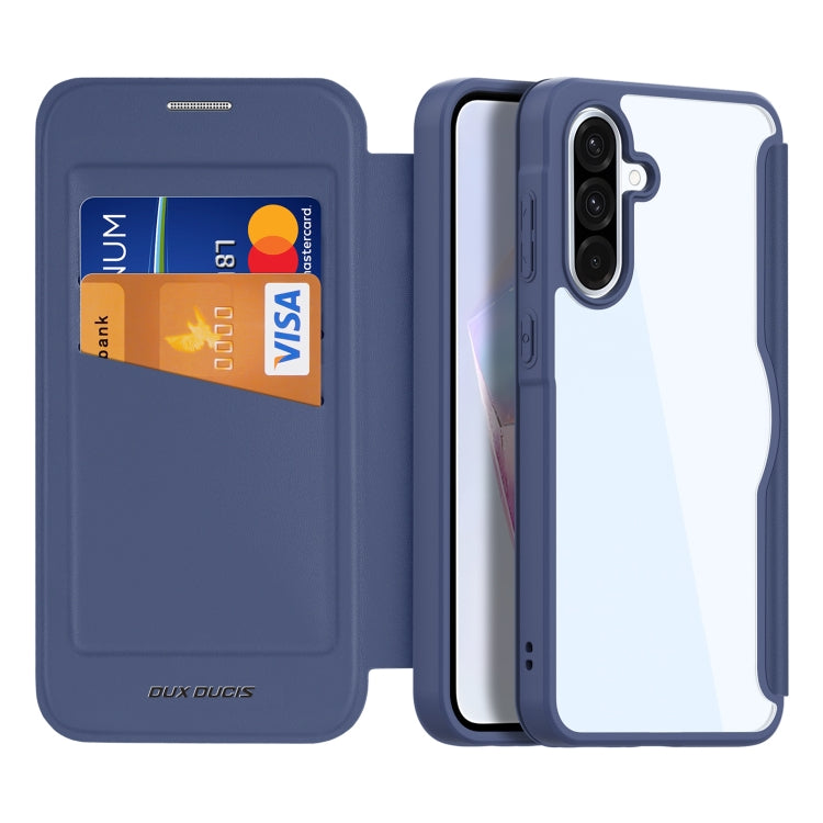 For Samsung Galaxy A36 5G / A56 5G DUX DUCIS Skin X Pro Series PC + TPU Phone Leather Case(Blue) - Galaxy Phone Cases by DUX DUCIS | Online Shopping UK | buy2fix